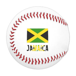 Jamaica and Jamaican Flag with Your Name Baseball