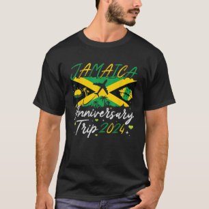 Jamaica Anniversary Trip 2024 Couple Summer Vacati T-Shirt