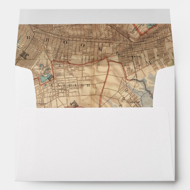 Jamaica Bay and Brooklyn Envelope (Back (Bottom))