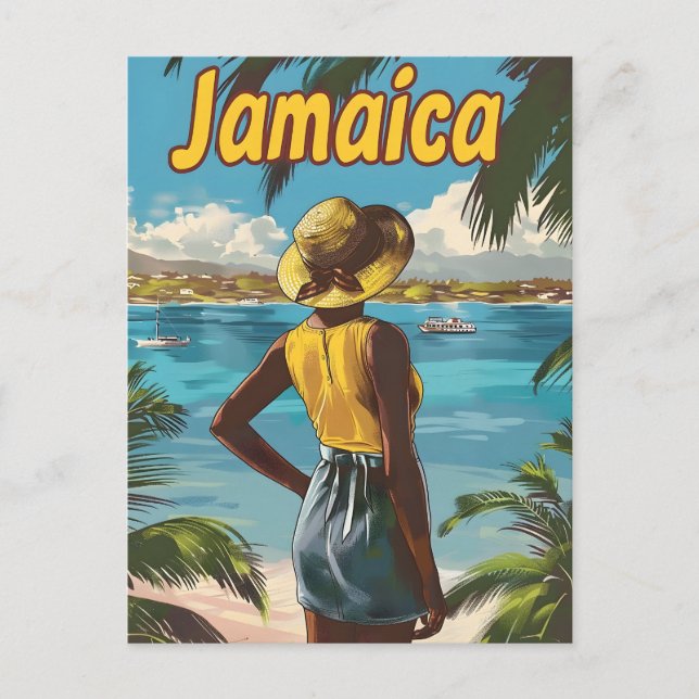 Jamaica Beach Postcard (Front)