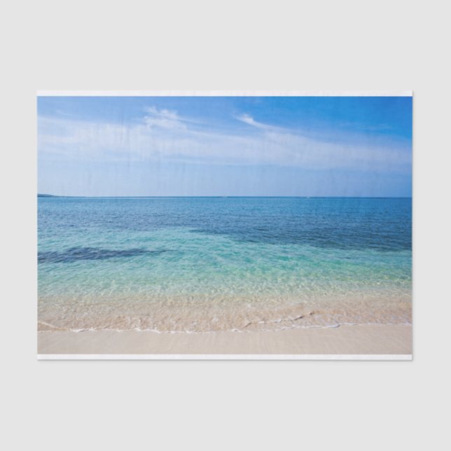 Jamaica Beach Tissue Paper (Front)