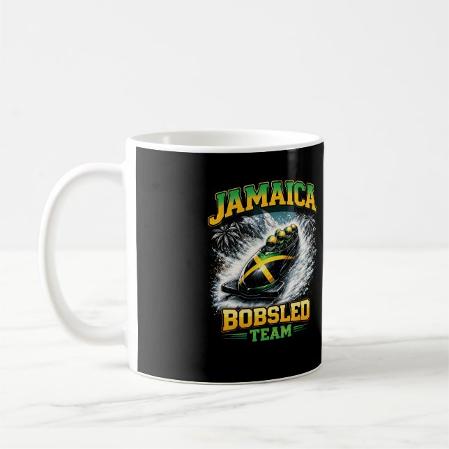 Jamaica Bobsled Team Coffee Mug (Left)
