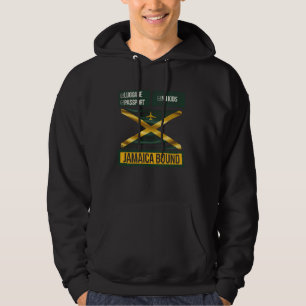 Jamaica Bound Vacation Travel Souvenir Jamaican Fl Hoodie