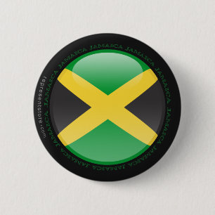 Jamaica Bubble Flag 2 Inch Round Button