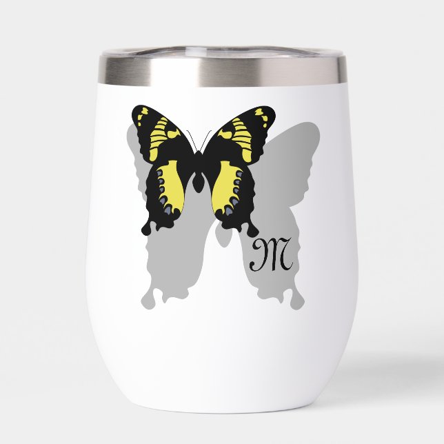 Jamaica Butterfly Shadow Monogram (Back)