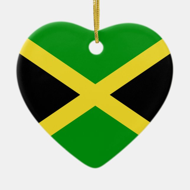 Jamaica Ceramic Ornament (Front)