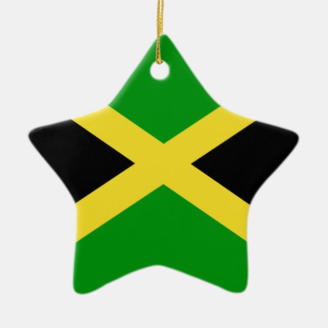 Jamaica Ceramic Ornament (Front)