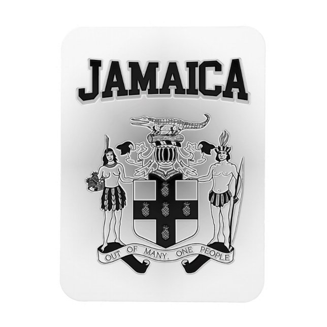 Jamaica Coat of Arms Magnet (Vertical)