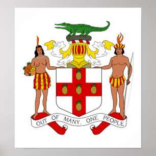 Jamaica Coat Of Arms Poster