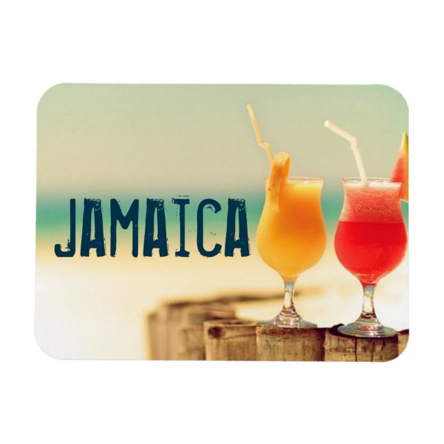Jamaica cocktails magnet (Horizontal)