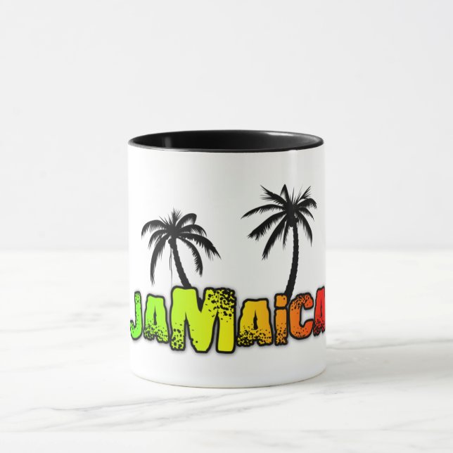 Jamaica coconut trees mug (Center)
