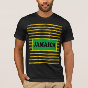 Jamaica Colours Designer#5 Modern Wave T-Shirt
