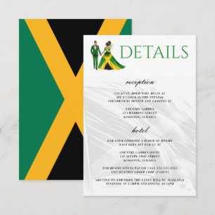 Jamaica Couple Enclosure Card