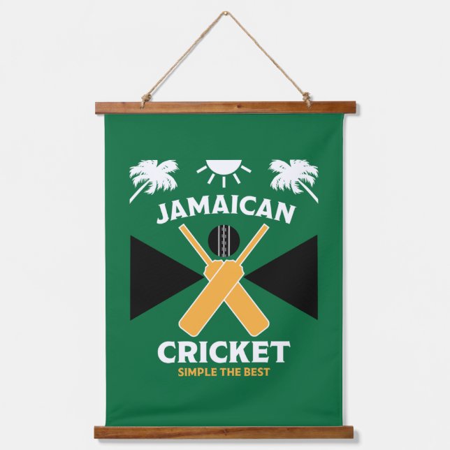 Jamaica Cricket Hanging Tapestry (Front)
