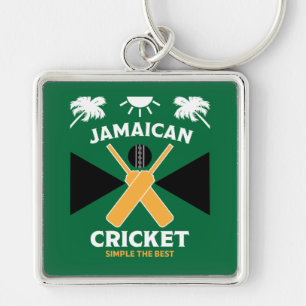 Jamaica Cricket Keychain