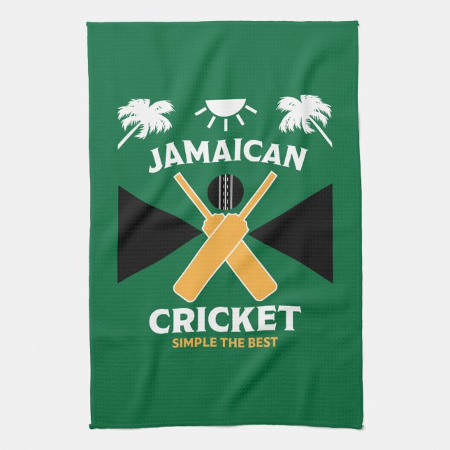 Jamaica Cricket Kitchen Towel (Vertical)