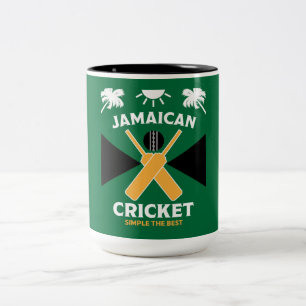 Jamaica Cricket Two-Tone Coffee Mug