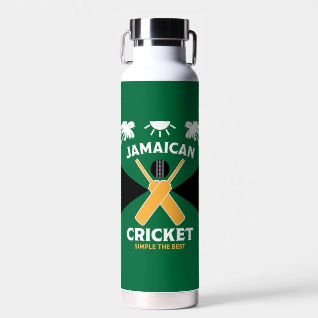 Jamaica Cricket Water Bottle (Front)