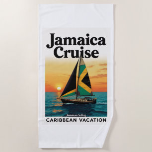 Jamaica Cruise Caribbean Dream Beach Towel