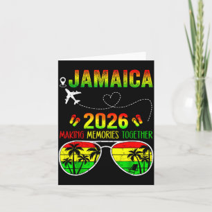 Jamaica Family Reunion 2026 Making Memories Card