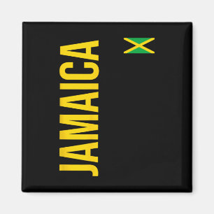 Jamaica Flag Athletic Soccer Footbyll Sports Jerse Magnet