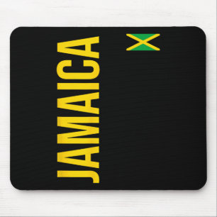 Jamaica Flag Athletic Soccer Footll Sports Jersey Mouse Pad