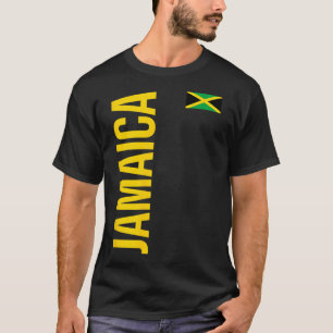 Jamaica Flag Athletic Soccer Footll Sports Jersey T-Shirt