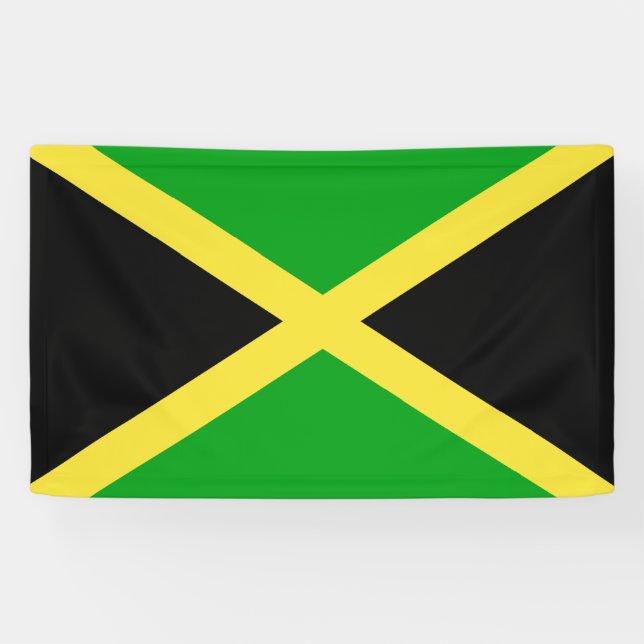 Jamaica Flag Banner (Horizontal)
