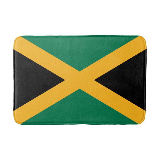 Jamaica Flag Bath Mat (Front)