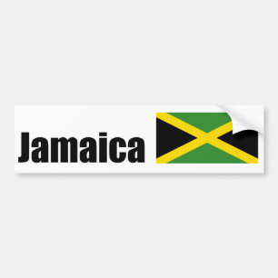 jamaica flag bumper sticker