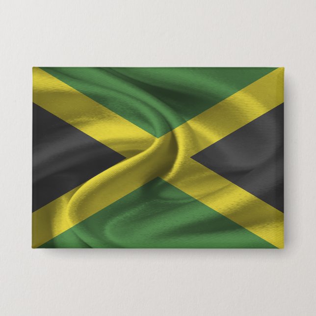 Jamaica Flag Button (Front)