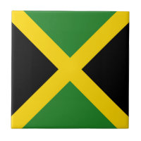 Jamaica Flag Ceramic Tile