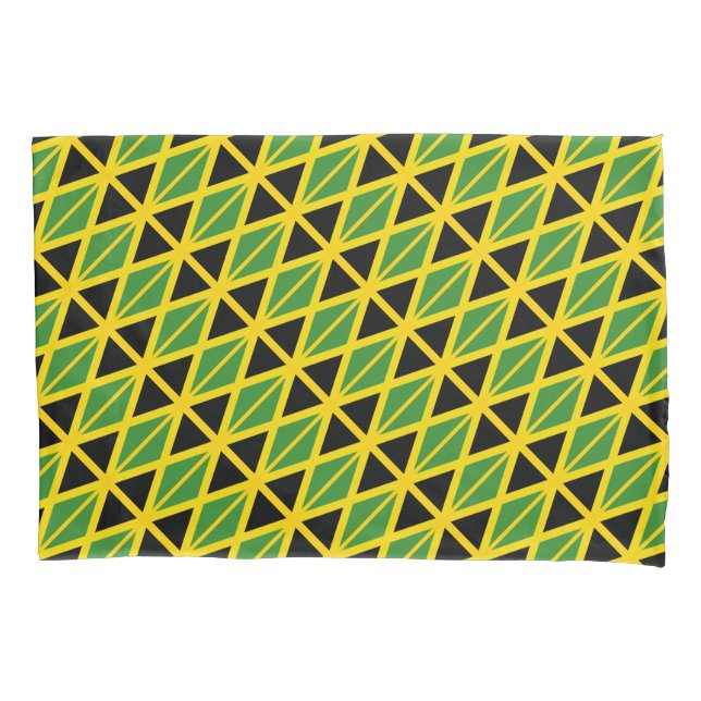 JAMAICA FLAG Customized Reversible Pillowcase (Front)