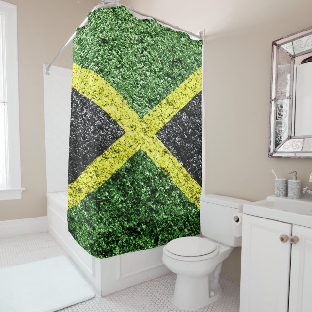 Jamaica Flag Distressed (In Situ)