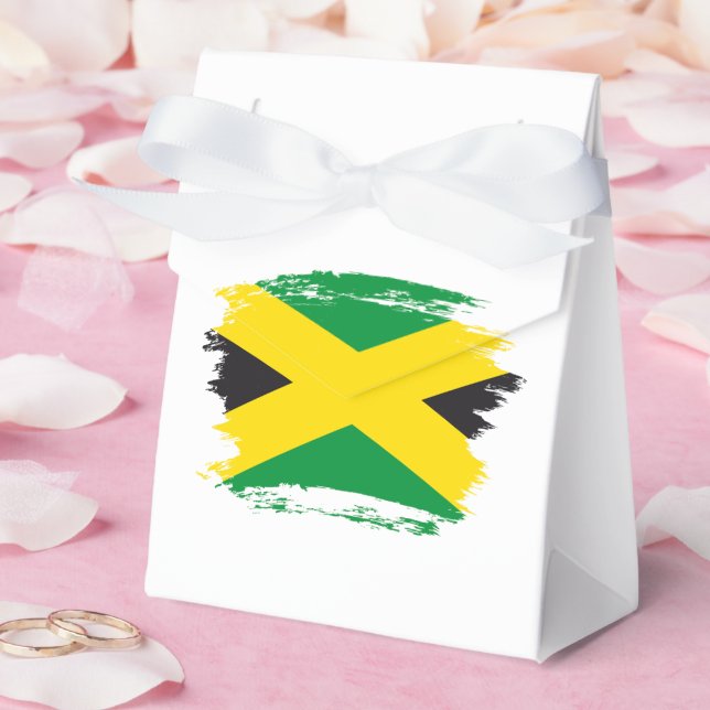 Jamaica flag favor box (Wedding)