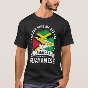 Jamaica Flag Guyana Grown Humor Citizen Pride T-Shirt