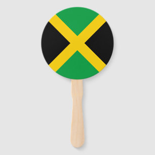 Jamaica Flag Hand Fan