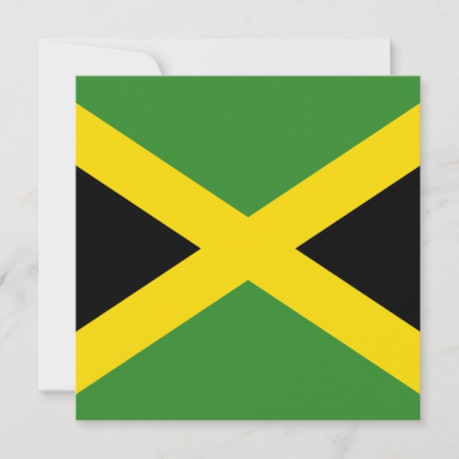 Jamaica Flag Invitation (Front)