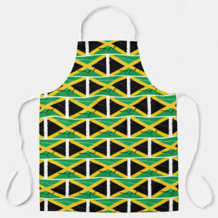 JAMAICA FLAG   Jamaican Map   Stylish Patriotic Apron