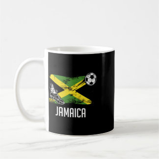 Jamaica Flag Jersey Jamaican Soccer Team Jamaican Coffee Mug