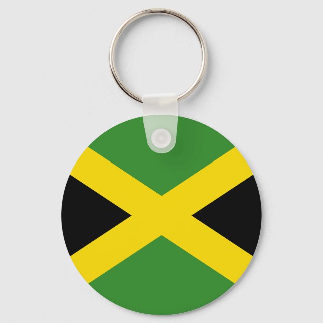 Jamaica Flag Keychain (Front)