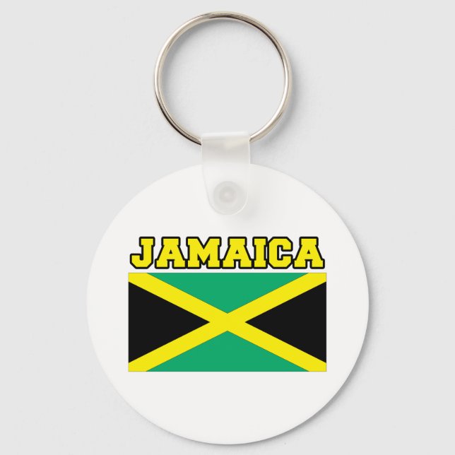 Jamaica Flag Keychain (Front)