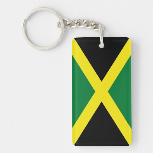 Jamaica Flag Keychain (Front)