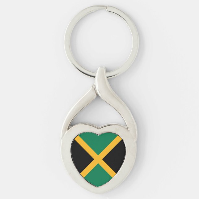 Jamaica Flag Keychain (Front)