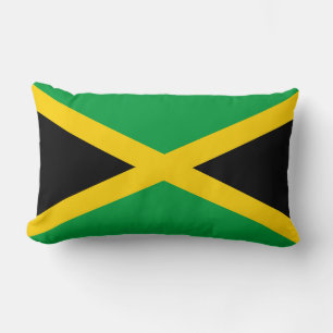 Jamaica Flag Lumbar Pillow