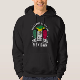 Jamaica Flag Mexico Grown Humor Citizen Pride Hoodie
