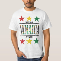 Jamaica Flag Nation Stars RYG Edition
