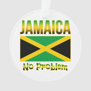 Jamaica Flag No Problem Ornament