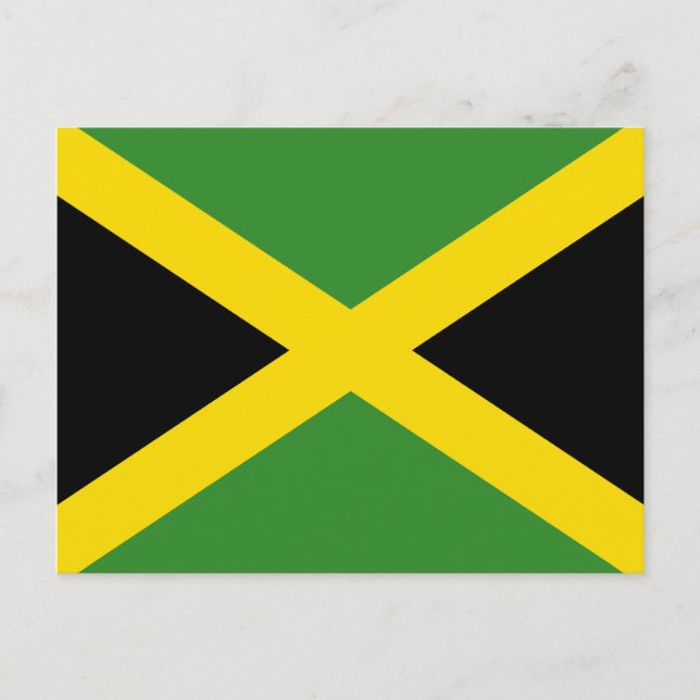 Jamaica Flag Postcard (Front)