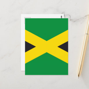 Jamaica flag postcard